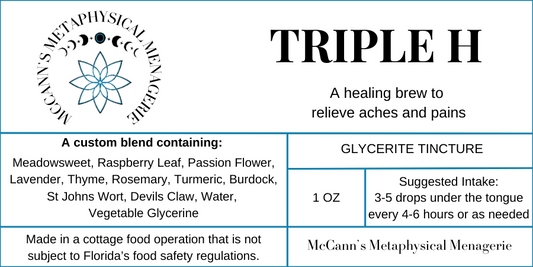 Triple H Glycerite Tincture