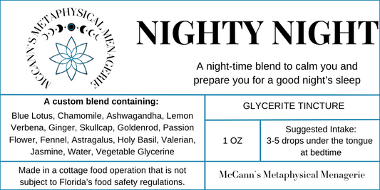 Nighty Night Glycerite Tincture