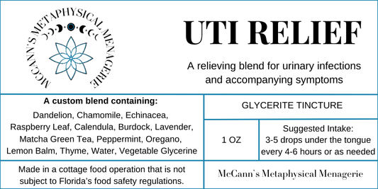 UTI Relief Glycerite Tincture